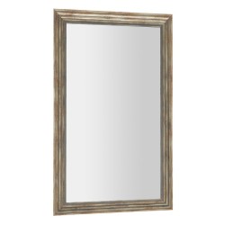 DEGAS zrkadlo v drevenom ráme 616x1016mm, čierna/starobronz