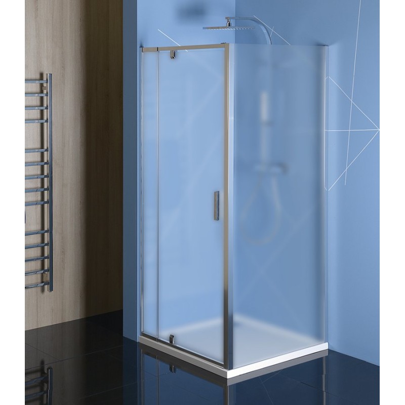 Easy Line obdĺžniková/štvorcová sprchová zástena pivot dvere 800-900x800mm,L/P,brick sklo