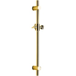 Posuvný držiak sprchy, guľatá, 700mm, zlato