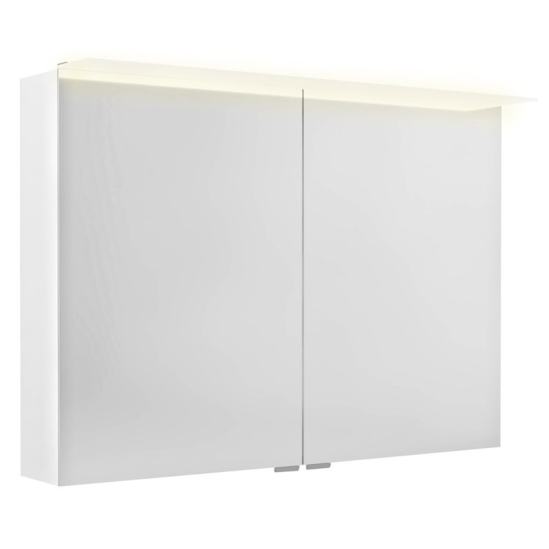 LINEX galérka s LED osvetlením, 100x70x15cm, biela
