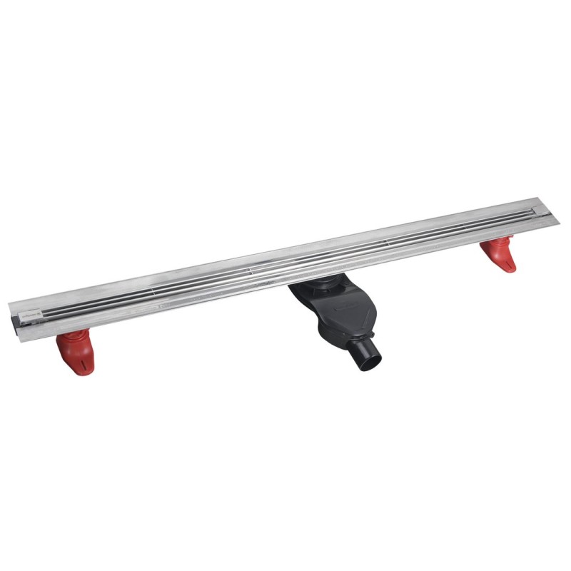 SLIM SPRING nerezový sprchový kanálik s roštom, 250-1200mm