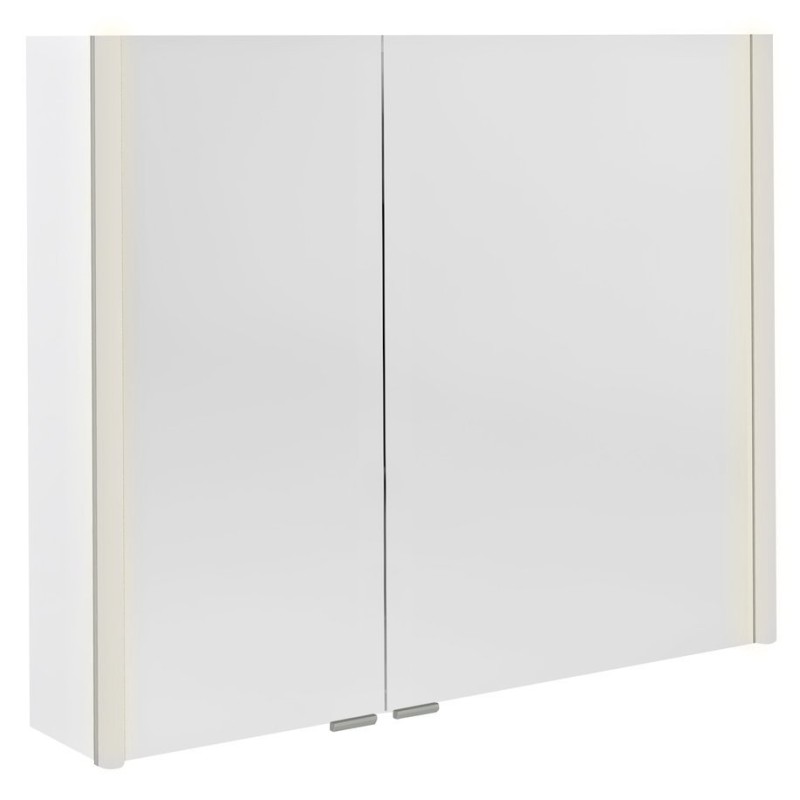 ALIX galérka s LED osvetlením 86x70x17,5cm, biela