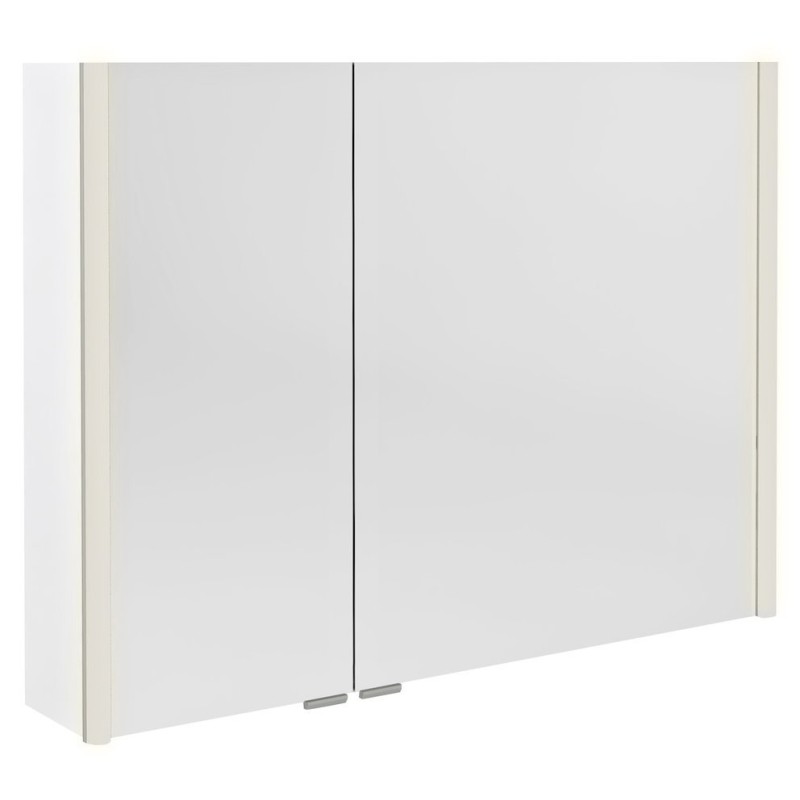 ALIX galérka s LED osvetlením 96x70x17,5cm, biela