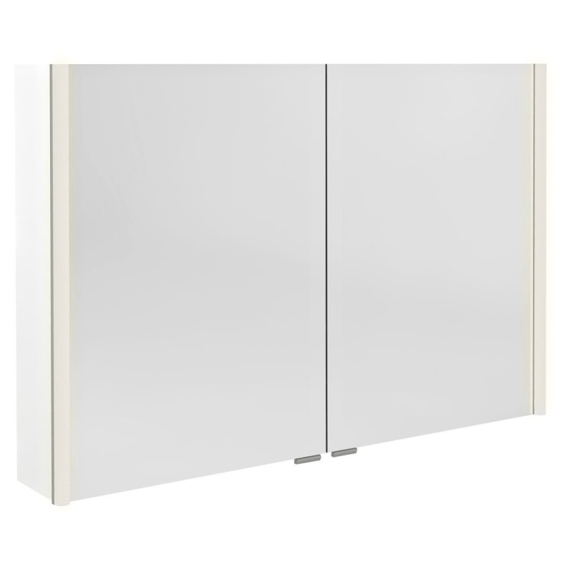 ALIX galérka s LED osvetlením 106x70x17,5cm, biela