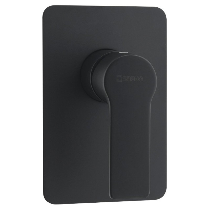 PAX podomietková sprchová batéria, 1 výstup, čierna matná