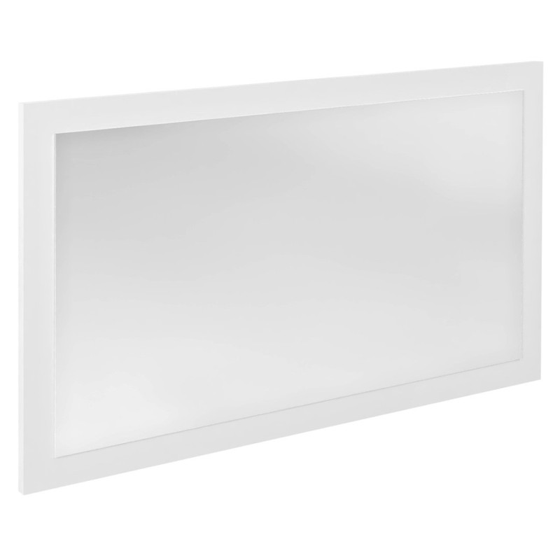 NIROX zrkadlo v ráme 1000x600x28 mm, biela lesk