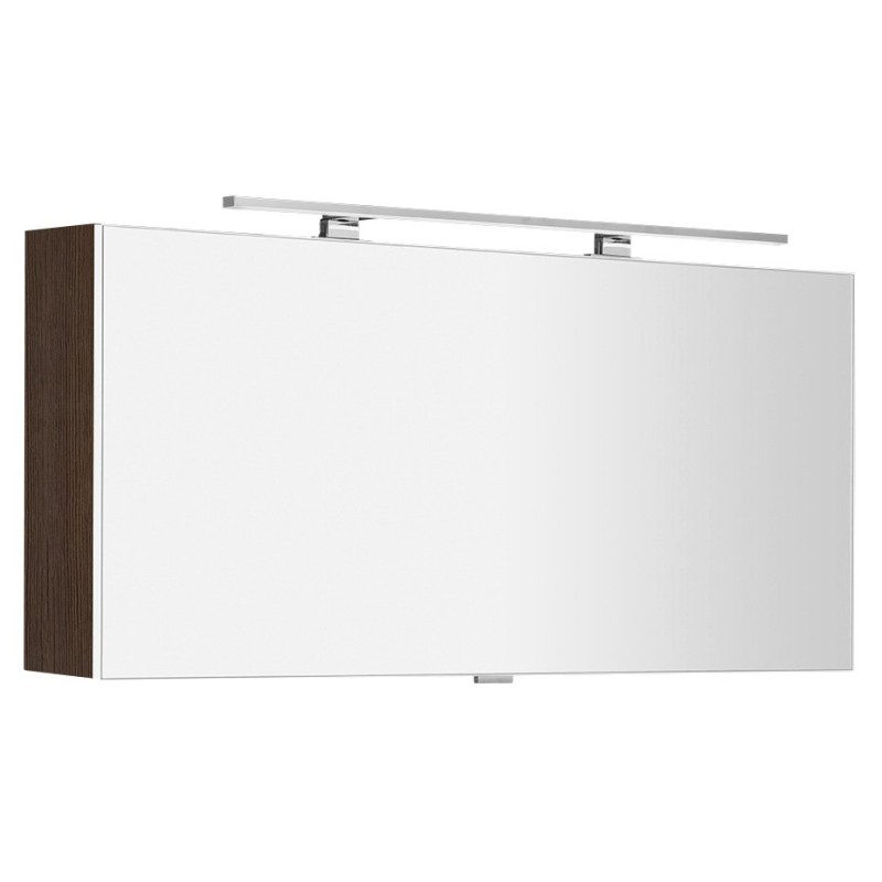 CLOE galérka s LED osvetlením, 120x50x18cm, borovica rustik