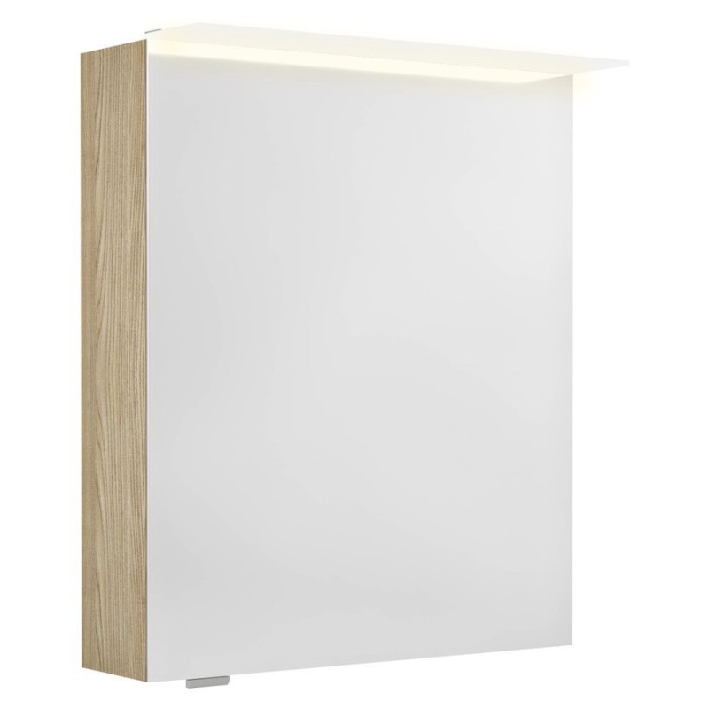 LINEX galérka s LED osvetlením, 60x70x15cm, ľavá/pravá, brest Bardini