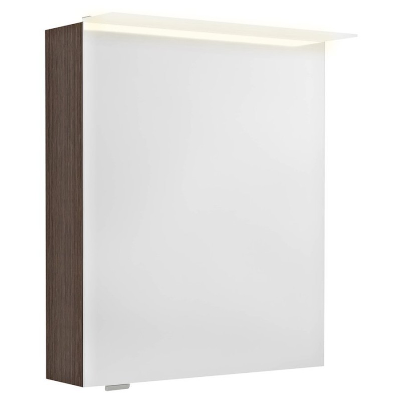 LINEX galérka s LED osvetlením, 60x70x15cm, ľavá/pravá. borovica rustik