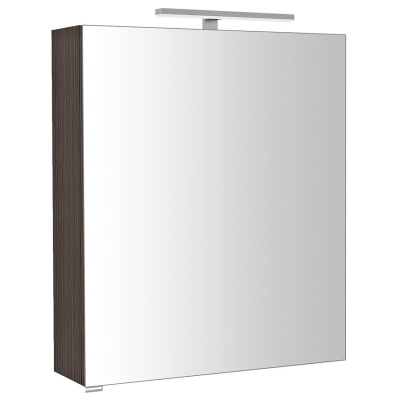 RIWA galérka s LED osvetlením, 60x70x17cm, borovica rustik