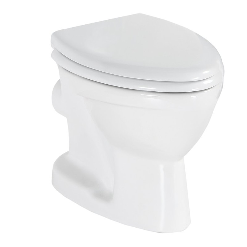 KID WC misa, zadný odpad, farebná potlač, biela