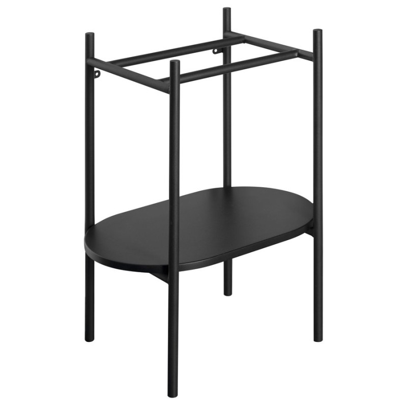 PUNO konštrukcia pod umývadlo 550x780x360, čierna mat