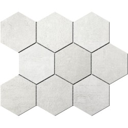 LOGAN Bianco Hexágono 35,5x29,2 (bal1m2)