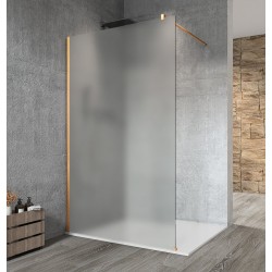 VARIO GOLD jednodielna sprchová zástena na inštaláciu k stene, matné sklo, 1300 mm
