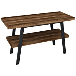 TWIGA umývadlový stolík 110x72x50 cm, čierna matná/dub tmavý