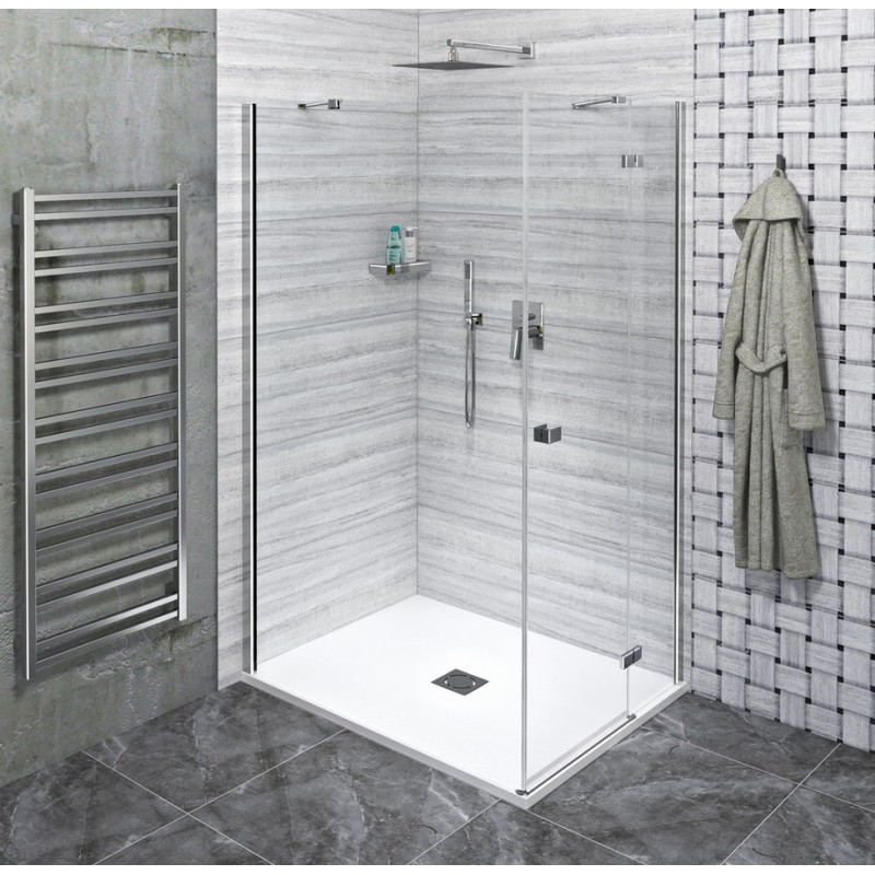 FORTIS LINE obdĺžniková sprchová zástena 800x1100 mm, R varianta
