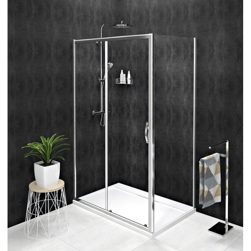 SIGMA SIMPLY obdĺžniková sprchová zástena 1100x750mm L/P varianta, číre sklo