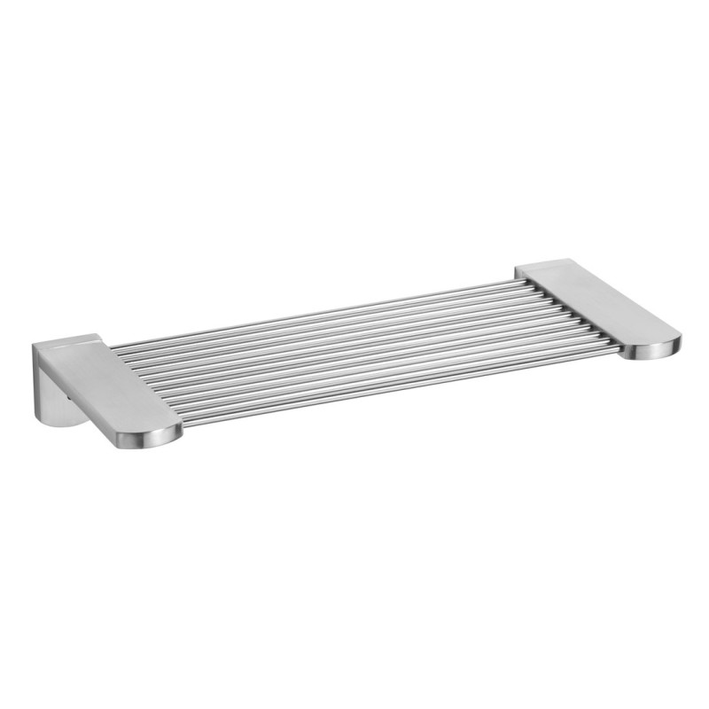 X-STEEL drôtená polička do sprchy, brúsená nerez