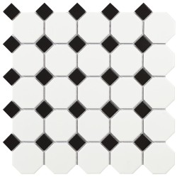 TECH mozaika Octogon White Matt 29,5x29,5