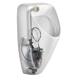 SCHWARN urinál s automatickým splachovačom 6V DC, zakrytý prívod vody