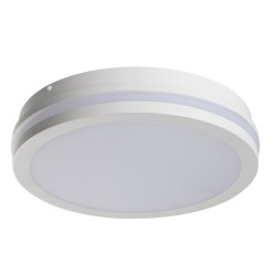 BENO stropné LED svietidlo pr.260x55mm, 24W, biela