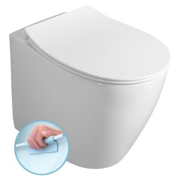 SENTIMENTI stojace WC, Rimless, 36x52 cm, biela (SmartFixPlus)