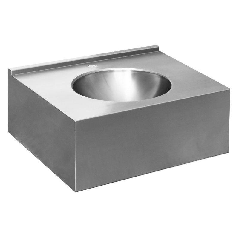 Závesný pult s umývadlom 550x270x550 mm, nerez mat