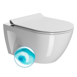 PURA ECO závěsná WC mísa, Swirlflush, 55x36 cm, bílá ExtraGlaze