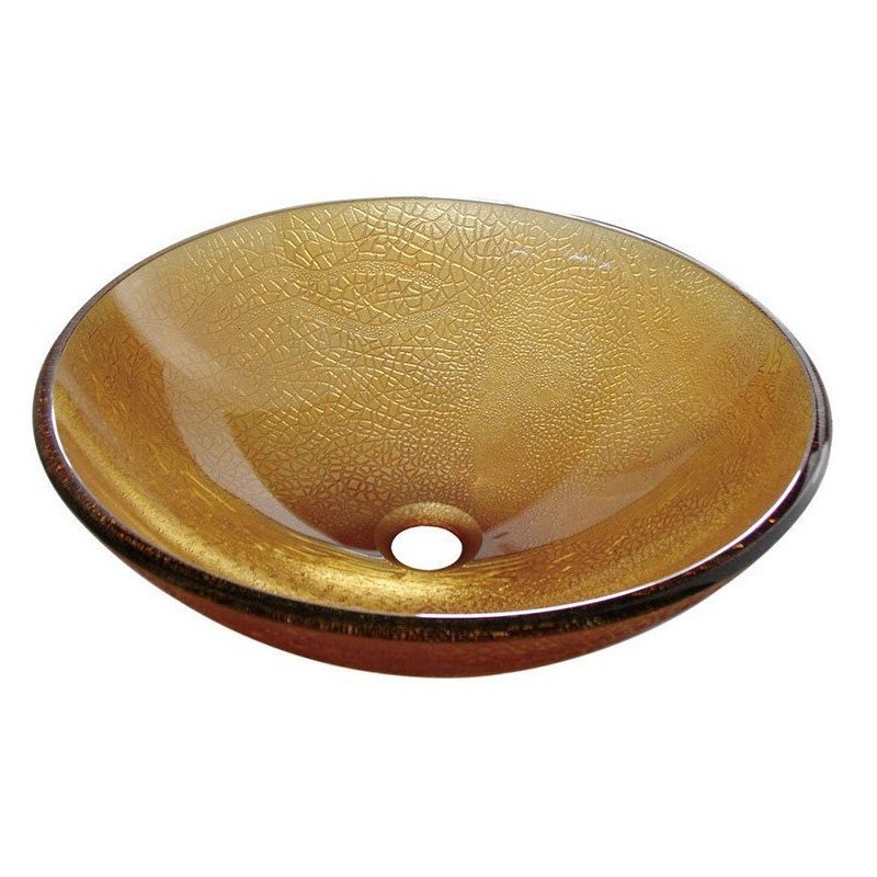 SUN sklenené umývadlo priemer 42 cm