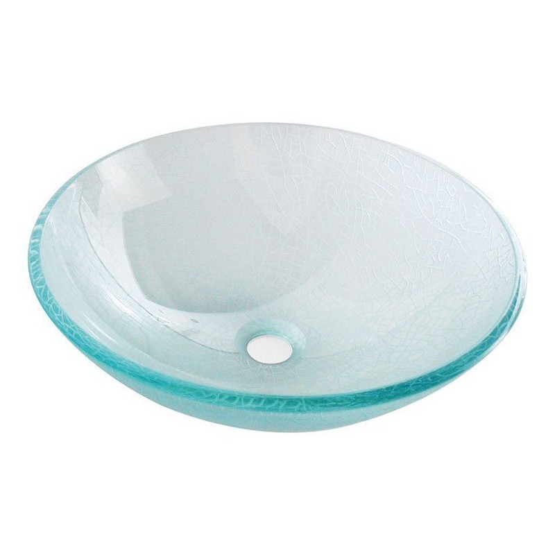 ICE sklenené umývadlo priemer 42 cm