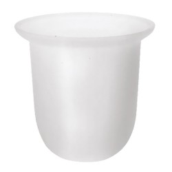 Náhr. miska na WC kefu pre X-ROUND/Trend-i/X-STEEL, XS301, mliečne sklo