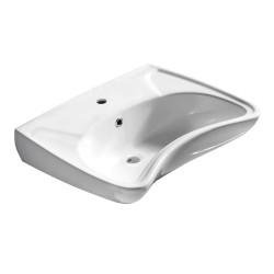 HANDICAP keramické umývadlo 59x47cm, pre telesne postihnutých (3001)