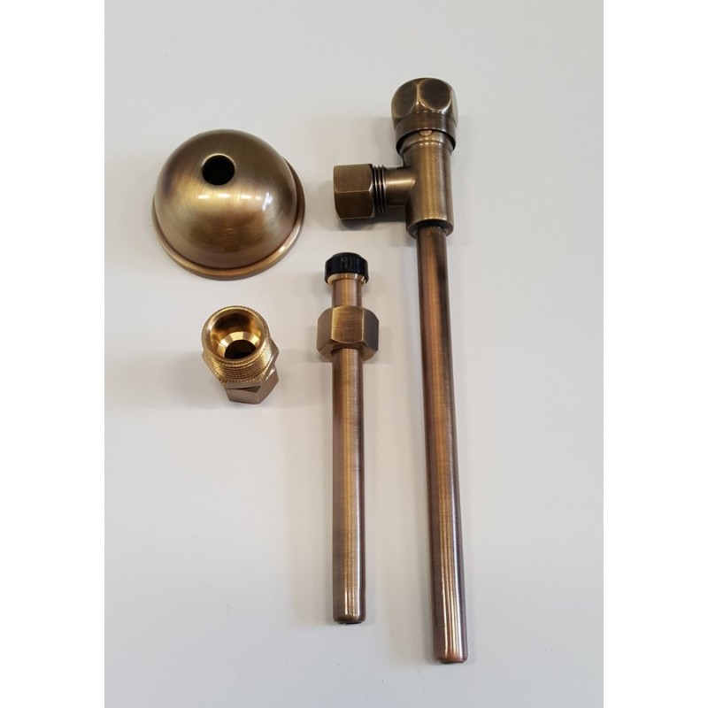 Pripojenie vody k hornej nádržke Retro, Waldorf, bronz