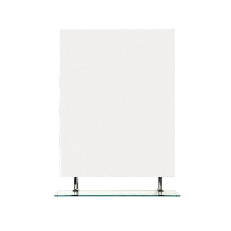 WEGA zrkadlo 700x800mm, s policou