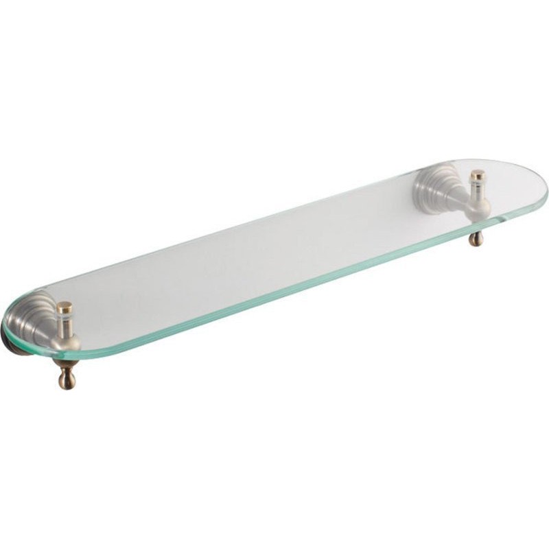 DIAMOND sklenená polica, bronz