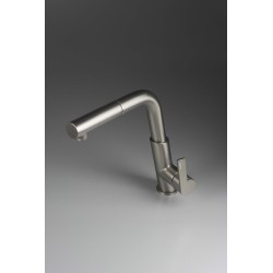 Kitchen tap, with pull-out spout