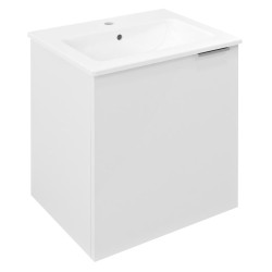 CIRASA umývadlová skrinka 48x52x39cm, 1xdvierka, ľavá, biela lesk
