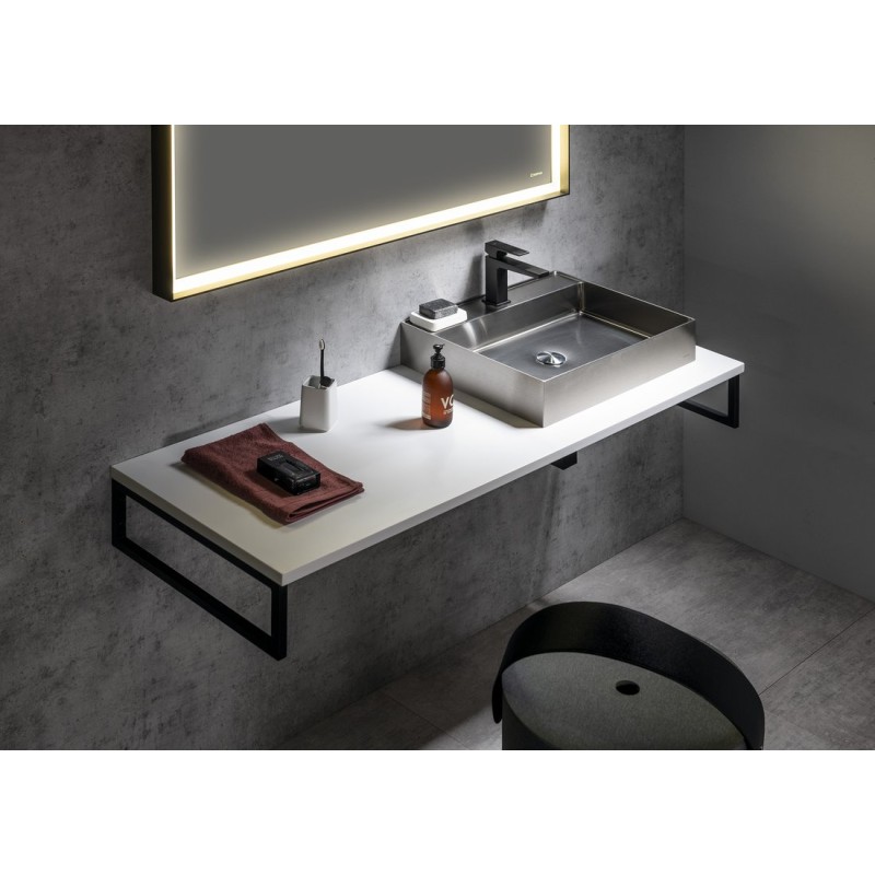 PLATO doska Rockstone 800x24x500mm, biela matná