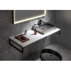 PLATO doska Rockstone 900x24x500mm, biela matná