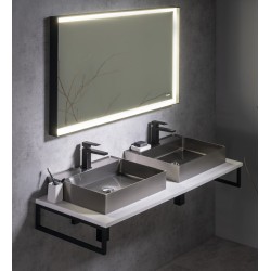 PLATO doska Rockstone 1500x24x500mm, biela matná