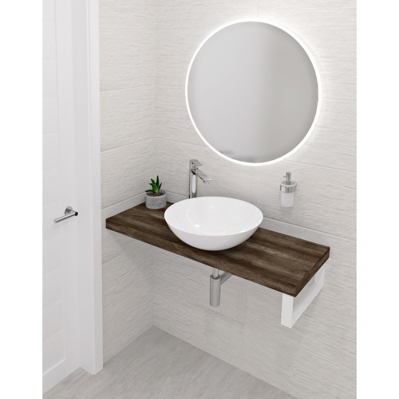 AVICE doska 60x36cm, dub tmavý