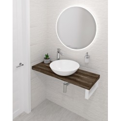 AVICE doska 190x36cm, dub tmavý