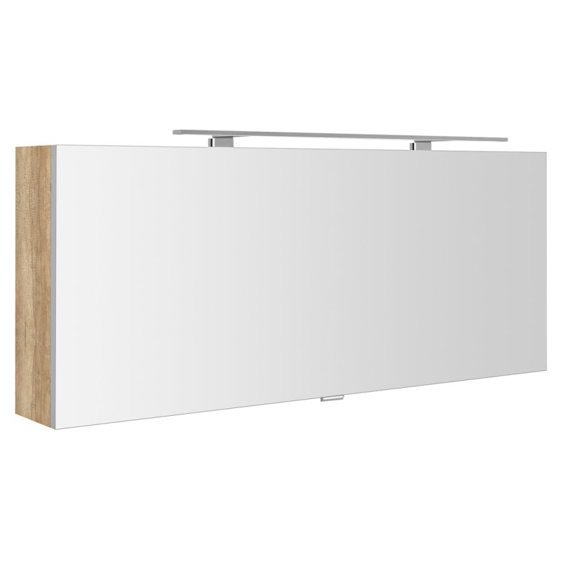 CLOE galérka s LED osvetlením 120x50x18cm, dub Alabama