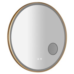TARAN okrúhle zrkadlo s LED osvetlením, ø 80cm, kozm.zrkadlo, senzor, fólia anti-fog, 3000-6500°K, sunset