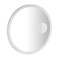 FLOAT okrúhle LED podsvietené zrkadlo, ø 80 cm, kozm. zrkadlo, IR senzor, 3500-6500°K, biely