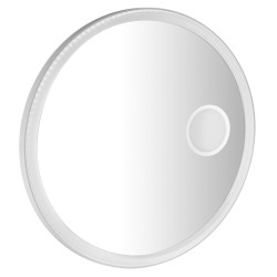 FLOAT okrúhle LED podsvietené zrkadlo, ø 90 cm, kozm.zrkadlo, IR senzor, 3500-6500°K, biely