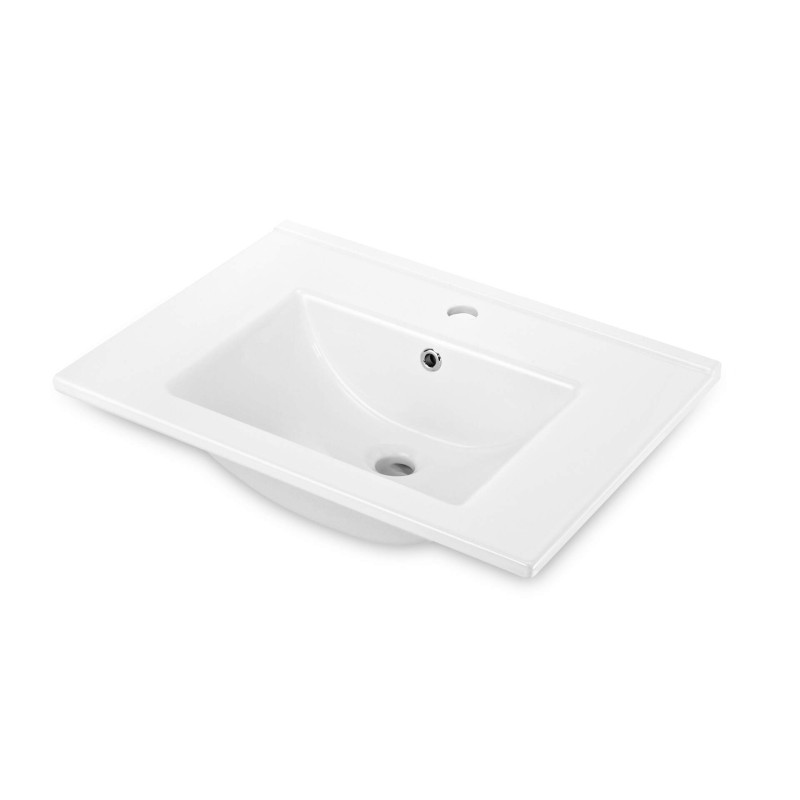 Ceramic washbasin, inset - 60 cm