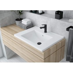 Ceramic washbasin, inset - 60 cm