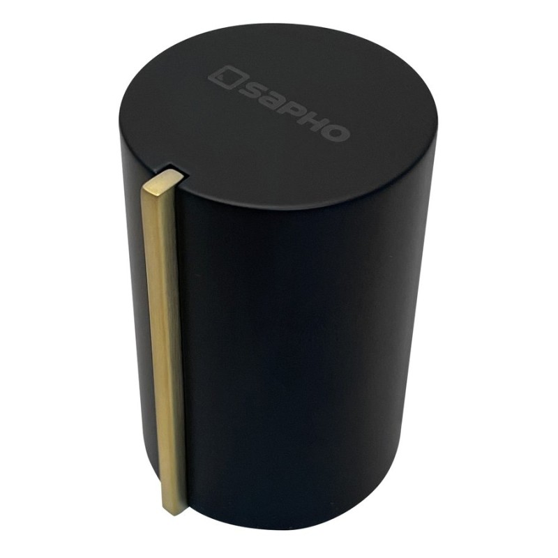 KAISA páčka k batérii, čierna/zlatá matná