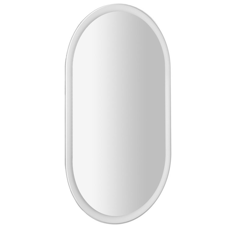 PARGA oválne zrkadlo s LED osvetlením 60x100 cm